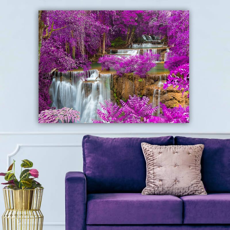 Koristeellinen Canvastaulu 70x100 cm - Monivärinen - Sisustustuotteet - Taulu & taide - Canvas-taulu