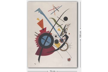 Koristeellinen Canvastaulu 70x100 cm - Monivärinen - Sisustustuotteet - Taulu & taide - Canvas-taulu