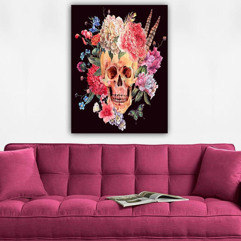 Koristeellinen Canvastaulu 70x100 cm - Monivärinen - Sisustustuotteet - Taulu & taide - Canvas-taulu