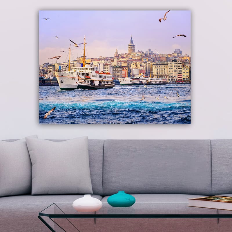 Koristeellinen Canvastaulu 70x100 cm - Monivärinen - Sisustustuotteet - Taulu & taide - Canvas-taulu