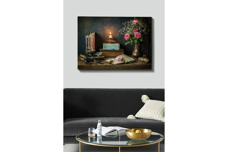 Koristeellinen Canvastaulu 70x100 cm - Monivärinen - Sisustustuotteet - Taulu & taide - Canvas-taulu