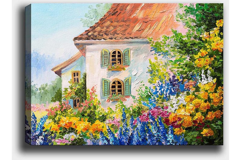 Koristeellinen Canvastaulu 70x100 cm - Monivärinen - Sisustustuotteet - Taulu & taide - Canvas-taulu