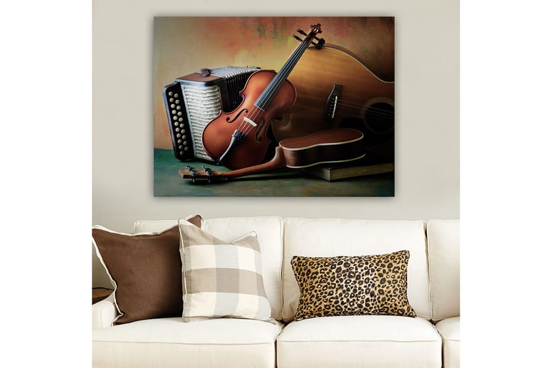 Koristeellinen Canvastaulu 70x100 cm - Monivärinen - Sisustustuotteet - Taulu & taide - Canvas-taulu
