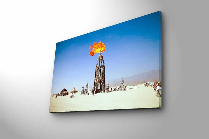 Koristeellinen Canvastaulu LEDillä 45x70 cm - Monivärinen - Sisustustuotteet - Taulu & taide - Canvas-taulu