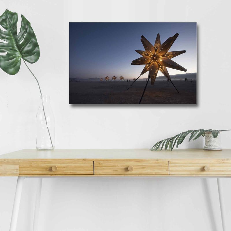 Koristeellinen Canvastaulu LEDillä 45x70 cm - Monivärinen - Sisustustuotteet - Taulu & taide - Canvas-taulu