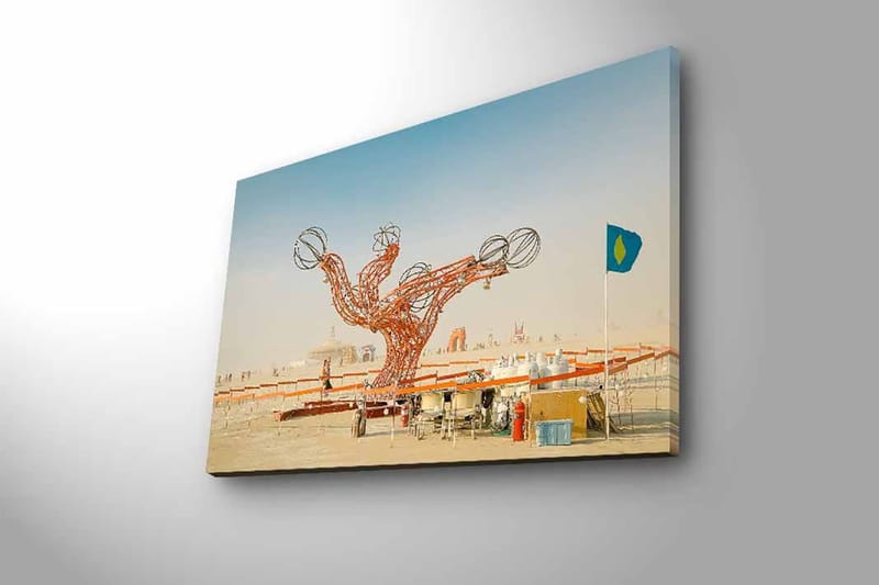 Koristeellinen Canvastaulu LEDillä 45x70 cm - Monivärinen - Sisustustuotteet - Taulu & taide - Canvas-taulu