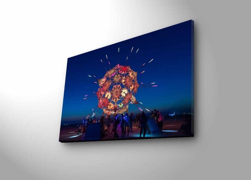 Koristeellinen Canvastaulu LEDillä 45x70 cm - Monivärinen - Sisustustuotteet - Taulu & taide - Canvas-taulu