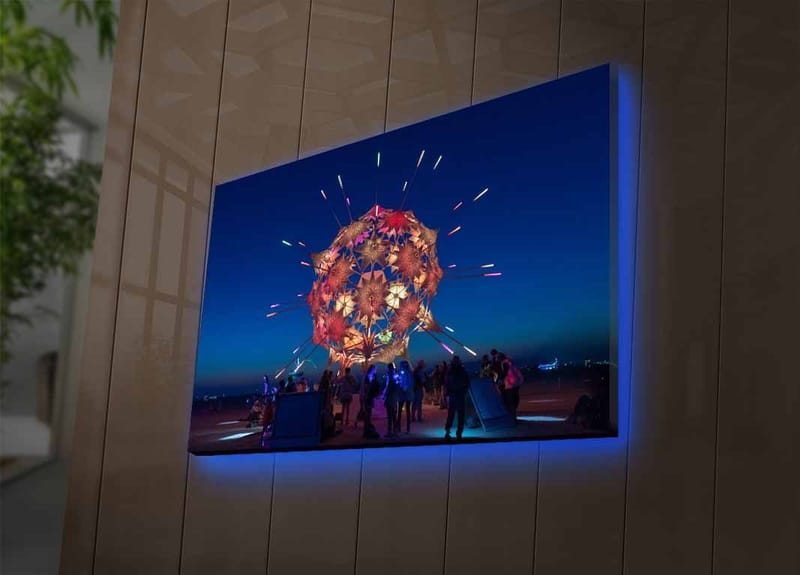 Koristeellinen Canvastaulu LEDillä 45x70 cm - Monivärinen - Sisustustuotteet - Taulu & taide - Canvas-taulu