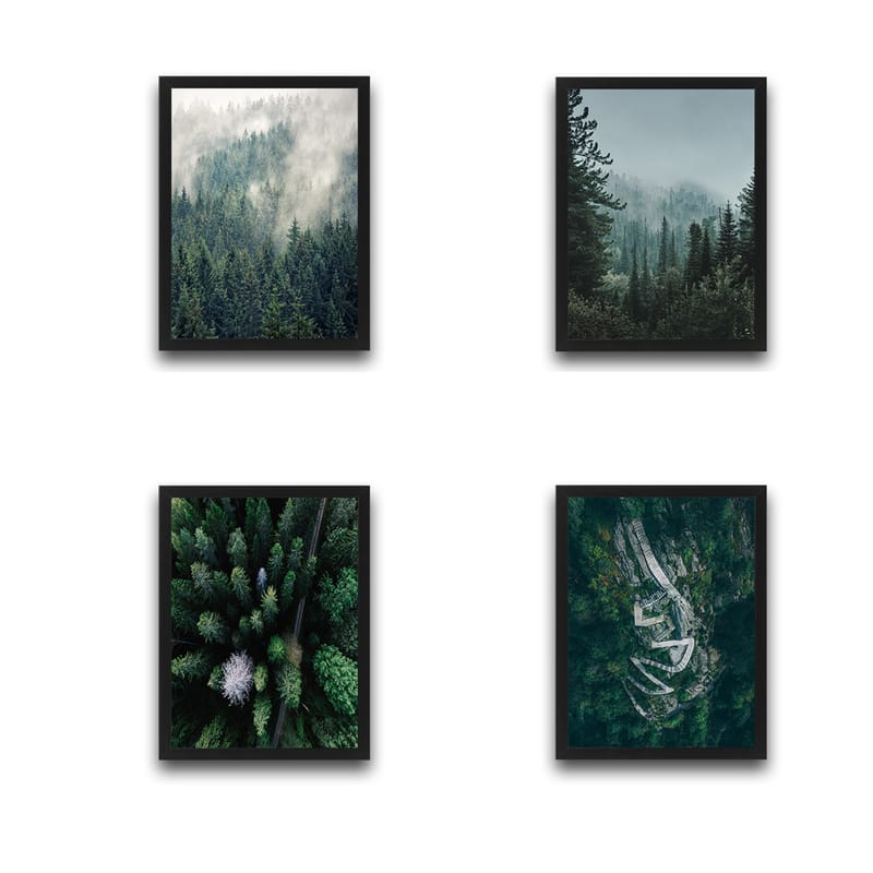 Koristeellinen Kehystetty Maalaus  30x40 cm - Monivärinen - Sisustustuotteet - Taulu & taide - Canvas-taulu