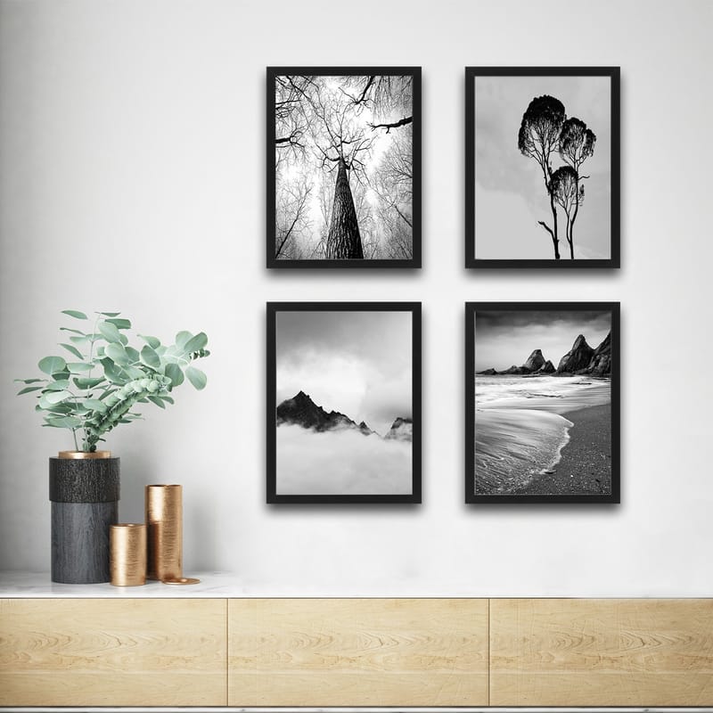 Koristeellinen Kehystetty Maalaus  30x40 cm - Monivärinen - Sisustustuotteet - Taulu & taide - Canvas-taulu