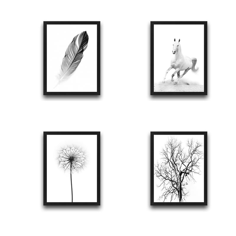 Koristeellinen Kehystetty Maalaus  30x40 cm - Monivärinen - Sisustustuotteet - Taulu & taide - Canvas-taulu