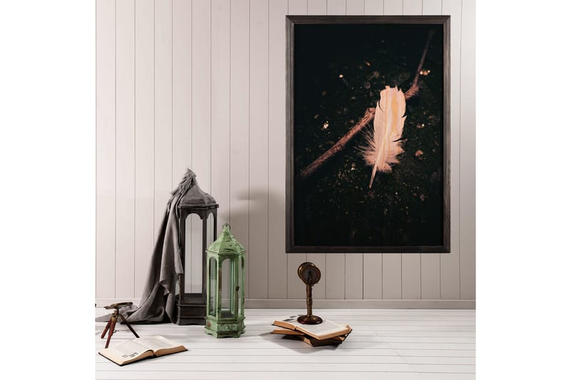 Koristeellinen Kehystetty Maalaus  35x50 cm - Monivärinen - Sisustustuotteet - Taulu & taide - Canvas-taulu