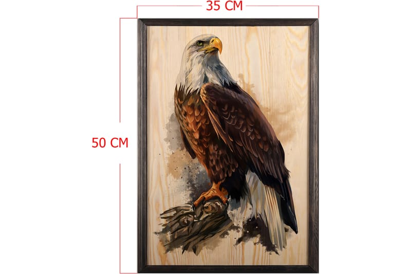 Koristeellinen Kehystetty Maalaus  35x50 cm - Monivärinen - Sisustustuotteet - Taulu & taide - Canvas-taulu