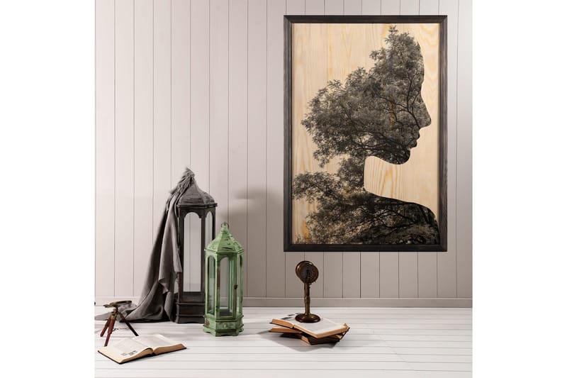 Koristeellinen Kehystetty Maalaus  35x50 cm - Monivärinen - Sisustustuotteet - Taulu & taide - Canvas-taulu