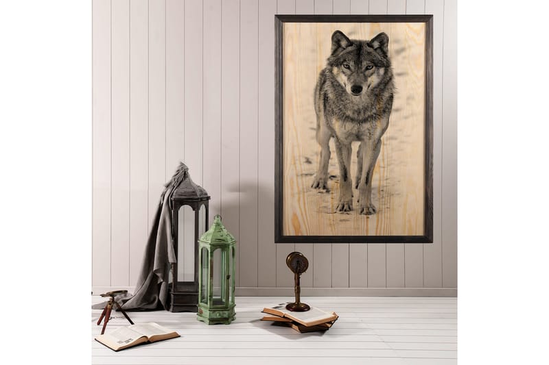 Koristeellinen Kehystetty Maalaus  50x70 cm - Monivärinen - Sisustustuotteet - Taulu & taide - Canvas-taulu
