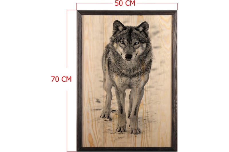 Koristeellinen Kehystetty Maalaus  50x70 cm - Monivärinen - Sisustustuotteet - Taulu & taide - Canvas-taulu
