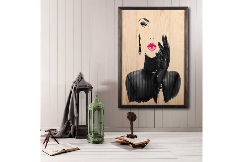 Koristeellinen Kehystetty Maalaus  50x70 cm - Monivärinen - Sisustustuotteet - Taulu & taide - Canvas-taulu