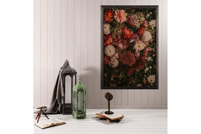 Koristeellinen Kehystetty Maalaus  50x70 cm - Monivärinen - Sisustustuotteet - Taulu & taide - Canvas-taulu