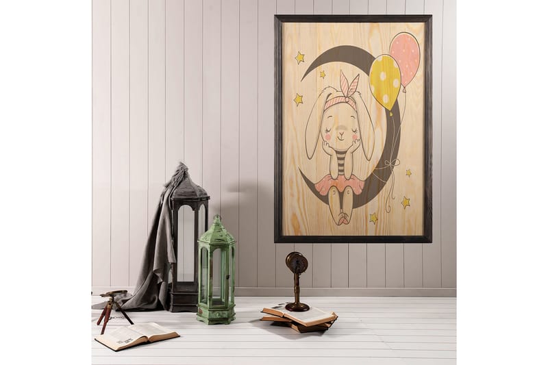 Koristeellinen Kehystetty Maalaus  50x70 cm - Monivärinen - Sisustustuotteet - Taulu & taide - Canvas-taulu