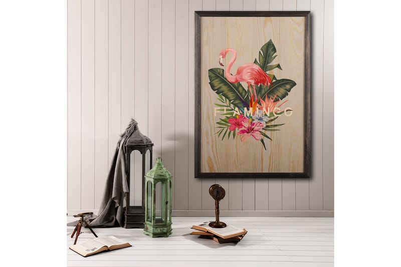 Koristeellinen Kehystetty Maalaus  50x70 cm - Monivärinen - Sisustustuotteet - Taulu & taide - Canvas-taulu