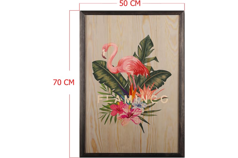 Koristeellinen Kehystetty Maalaus  50x70 cm - Monivärinen - Sisustustuotteet - Taulu & taide - Canvas-taulu