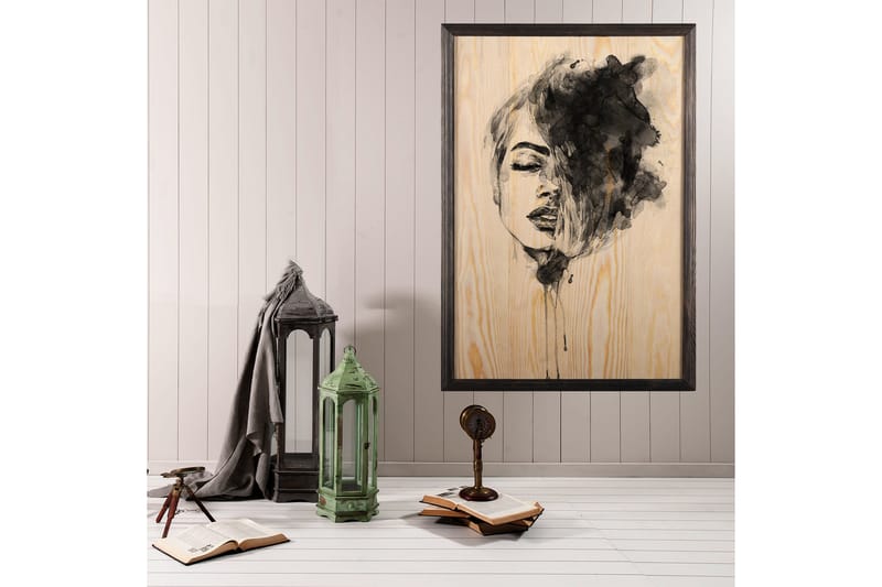 Koristeellinen Kehystetty Maalaus  50x70 cm - Monivärinen - Sisustustuotteet - Taulu & taide - Canvas-taulu
