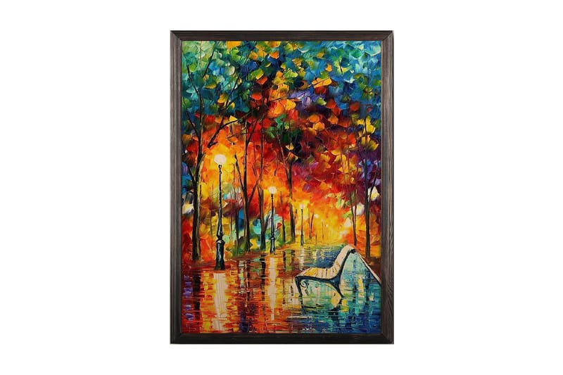 Koristeellinen Kehystetty Maalaus  50x70 cm - Monivärinen - Sisustustuotteet - Taulu & taide - Canvas-taulu