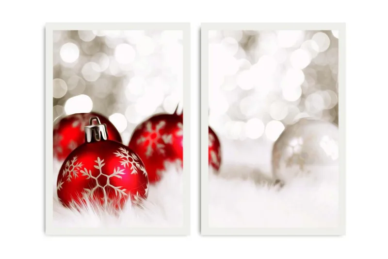 Koristeellinen kehystetty MDF Taulu (2 kpl), undefined