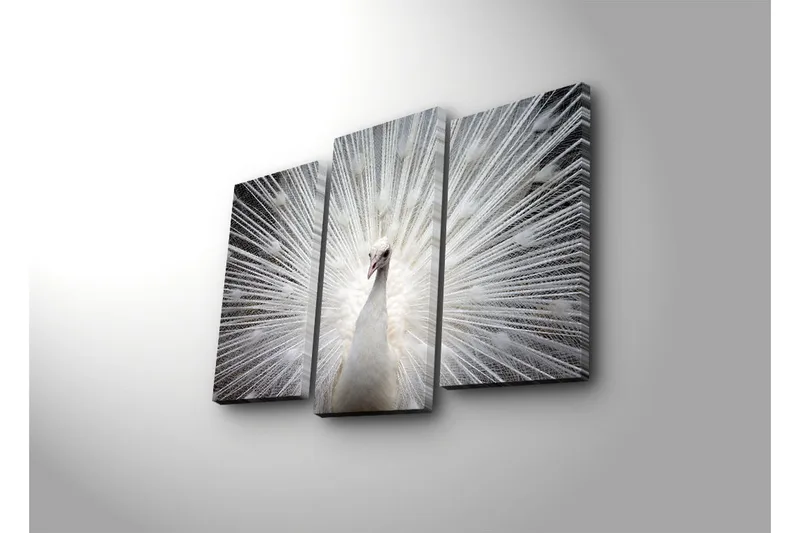 Koristeellinen Led Valaistu Canvas Taulu (3 kpl) - Sisustustuotteet - Taulu & taide - Canvas-taulu