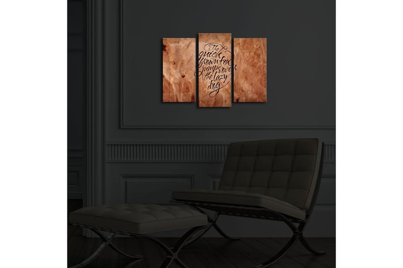 Koristeellinen Led Valaistu Canvas Taulu (3 kpl) - Sisustustuotteet - Taulu & taide - Canvas-taulu