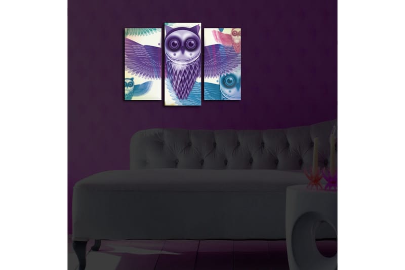 Koristeellinen Led Valaistu Canvas Taulu (3 kpl) - Sisustustuotteet - Taulu & taide - Canvas-taulu