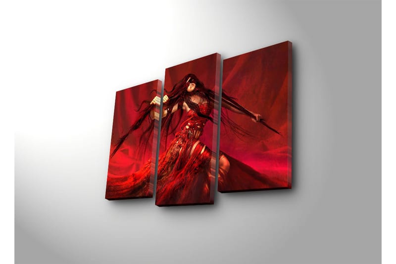 Koristeellinen Led Valaistu Canvas Taulu (3 kpl) - Sisustustuotteet - Taulu & taide - Canvas-taulu