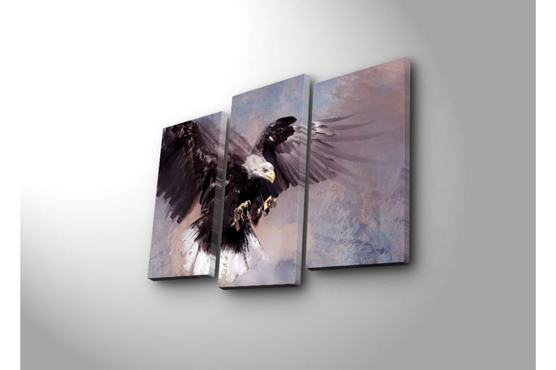 Koristeellinen Led Valaistu Canvas Taulu (3 kpl) - Sisustustuotteet - Taulu & taide - Canvas-taulu