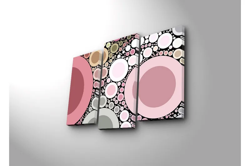 Koristeellinen Led Valaistu Canvas Taulu (3 kpl) - Sisustustuotteet - Taulu & taide - Canvas-taulu