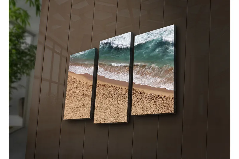 Koristeellinen Led Valaistu Canvas Taulu (3 kpl) - Sisustustuotteet - Taulu & taide - Canvas-taulu