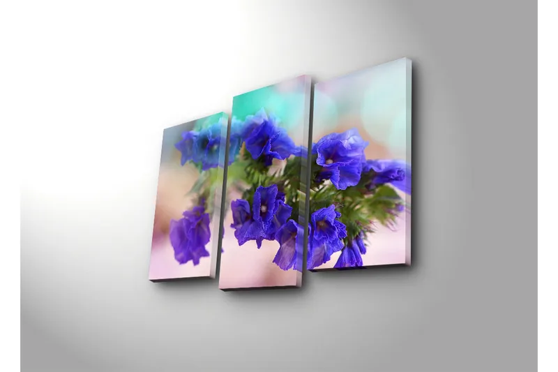 Koristeellinen Led Valaistu Canvas Taulu (3 kpl) - Sisustustuotteet - Taulu & taide - Canvas-taulu