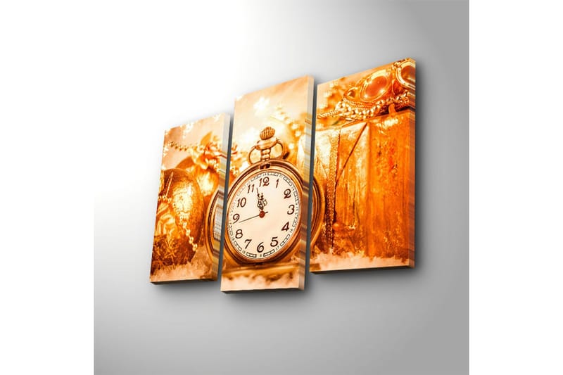 Koristeellinen Led Valaistu Canvas Taulu (3 kpl) - Sisustustuotteet - Taulu & taide - Canvas-taulu