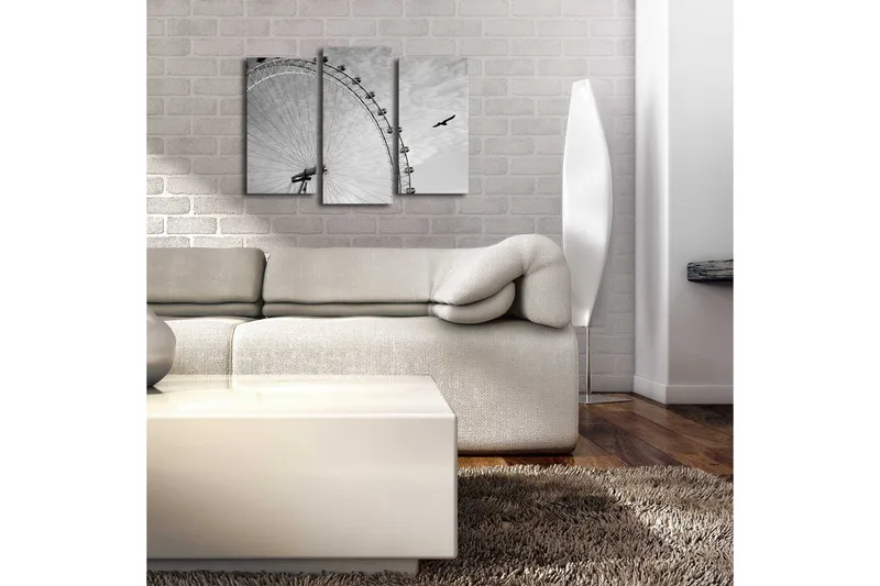 Koristeellinen Led Valaistu Canvas Taulu (3 kpl) - Sisustustuotteet - Taulu & taide - Canvas-taulu