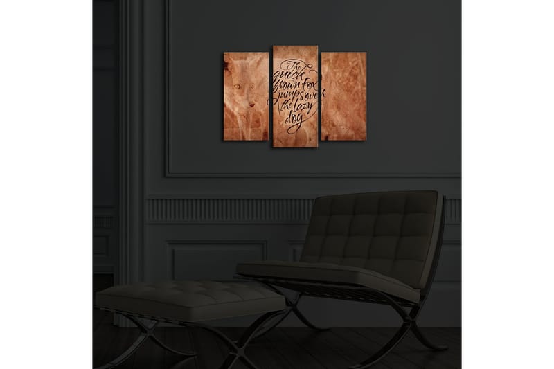 Koristeellinen Led Valaistu Canvas Taulu (3 kpl) - Sisustustuotteet - Taulu & taide - Canvas-taulu