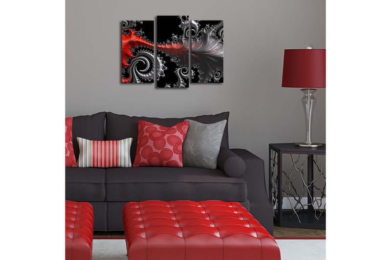 Koristeellinen Led Valaistu Canvas Taulu (3 kpl) - Sisustustuotteet - Taulu & taide - Canvas-taulu