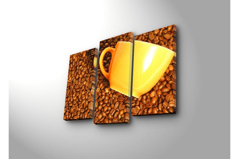 Koristeellinen Led Valaistu Canvas Taulu (3 kpl) - Sisustustuotteet - Taulu & taide - Canvas-taulu