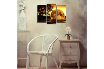 Koristeellinen Led Valaistu Canvas Taulu (3 kpl) - Sisustustuotteet - Taulu & taide - Canvas-taulu