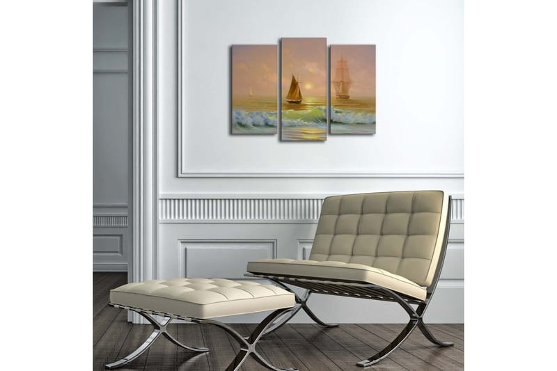 Koristeellinen Led Valaistu Canvas Taulu (3 kpl) - Sisustustuotteet - Taulu & taide - Canvas-taulu