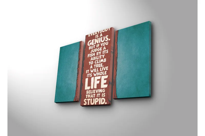 Koristeellinen Led Valaistu Canvas Taulu (3 kpl) - Sisustustuotteet - Taulu & taide - Canvas-taulu