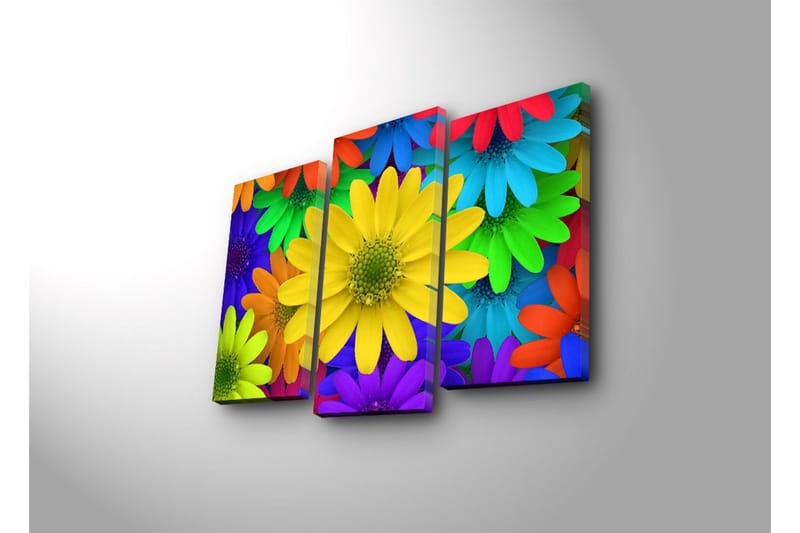 Koristeellinen Led Valaistu Canvas Taulu (3 kpl) - Sisustustuotteet - Taulu & taide - Canvas-taulu