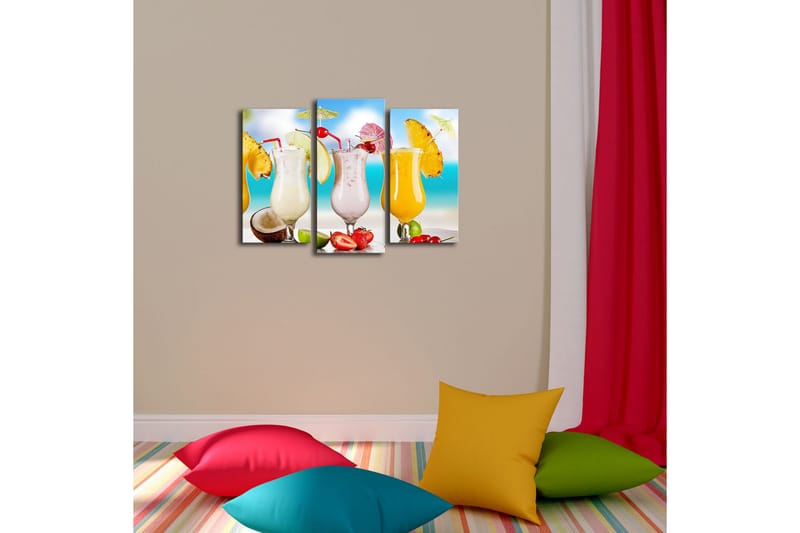 Koristeellinen Led Valaistu Canvas Taulu (3 kpl) - Sisustustuotteet - Taulu & taide - Canvas-taulu