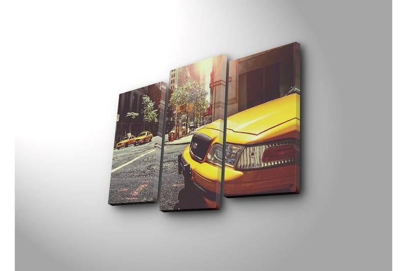 Koristeellinen Led Valaistu Canvas Taulu (3 kpl) - Sisustustuotteet - Taulu & taide - Canvas-taulu