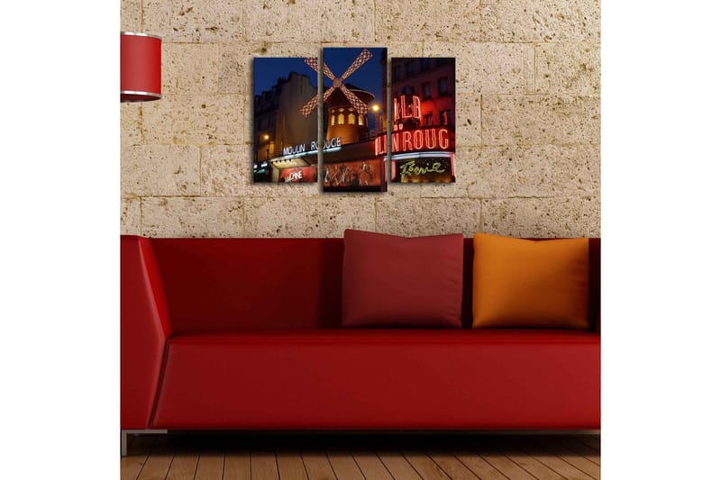 Koristeellinen Led Valaistu Canvas Taulu (3 kpl) - Sisustustuotteet - Taulu & taide - Canvas-taulu