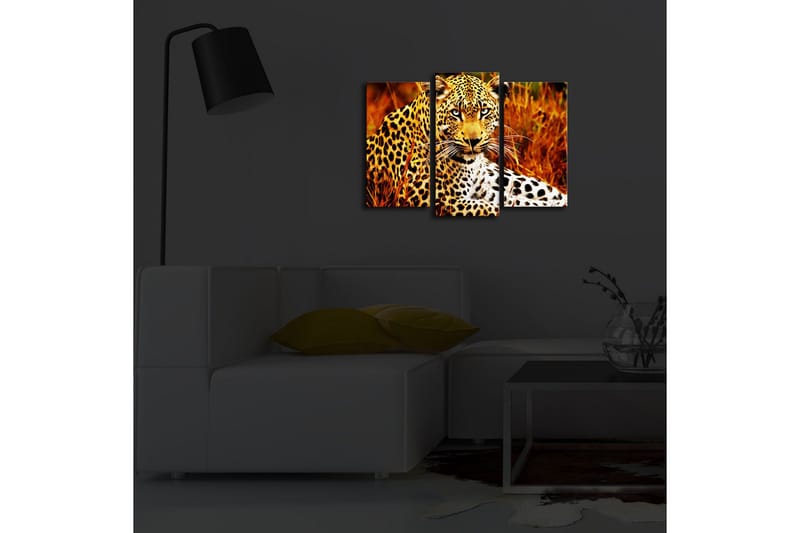 Koristeellinen Led Valaistu Canvas Taulu (3 kpl) - Sisustustuotteet - Taulu & taide - Canvas-taulu