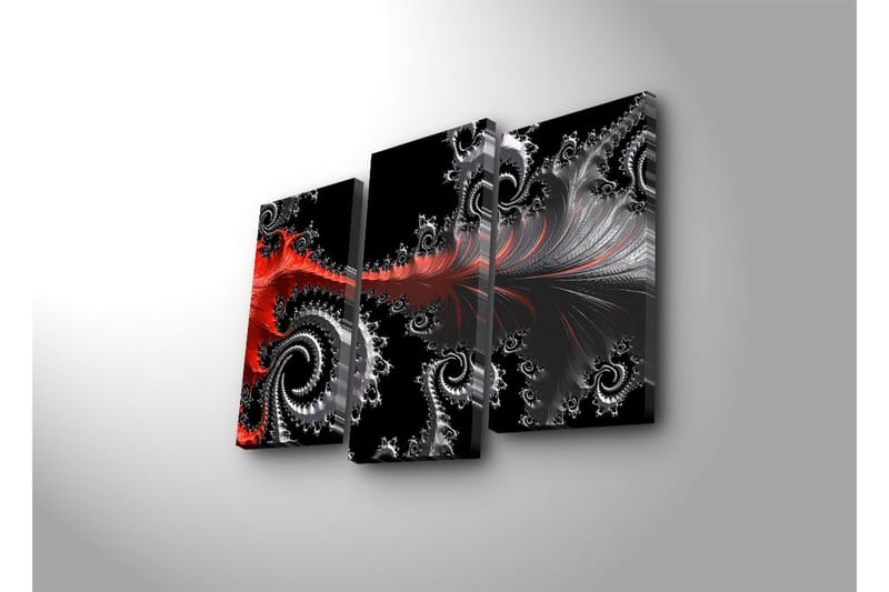 Koristeellinen Led Valaistu Canvas Taulu (3 kpl) - Sisustustuotteet - Taulu & taide - Canvas-taulu